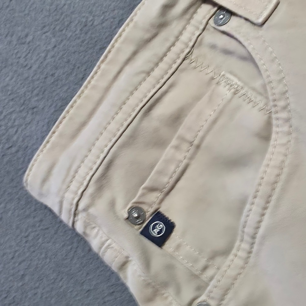 AG Adriano Goldschmied The Graduate Tailored Leg Khaki Pants Tan 36x34 Mens